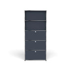 Modular Tall Storage 787 Workstation in Anthracite