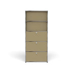 Modular Tall Storage 787 Workstation in Beige