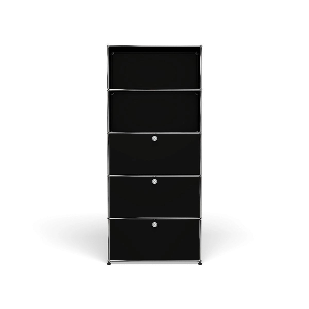 Modular Tall Storage 787 Workstation in Graphite Black