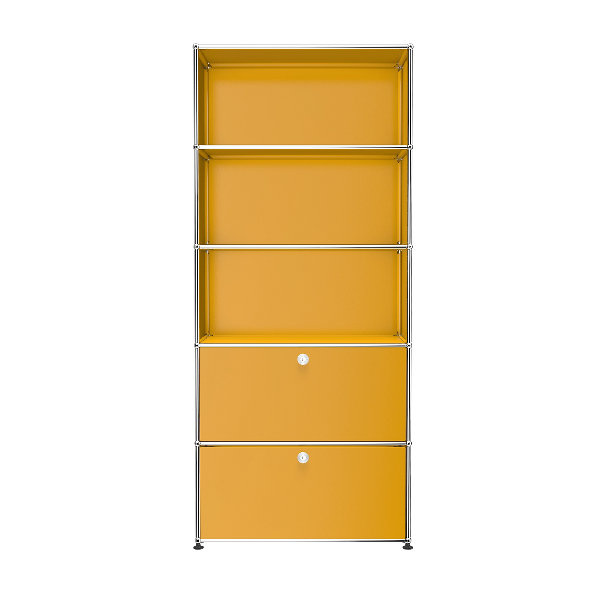Modular Shelving 787 in Golden Yellow