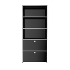 Modular Shelving 787 in Graphite Black