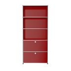 Modular Shelving 787 in Ruby Red