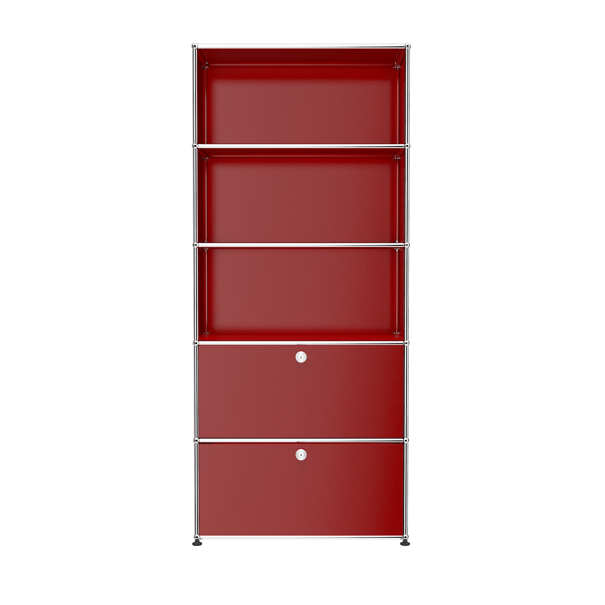 Modular Shelving 787 in Ruby Red