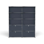 Modular Mixed Shelving 1524 in Anthracite