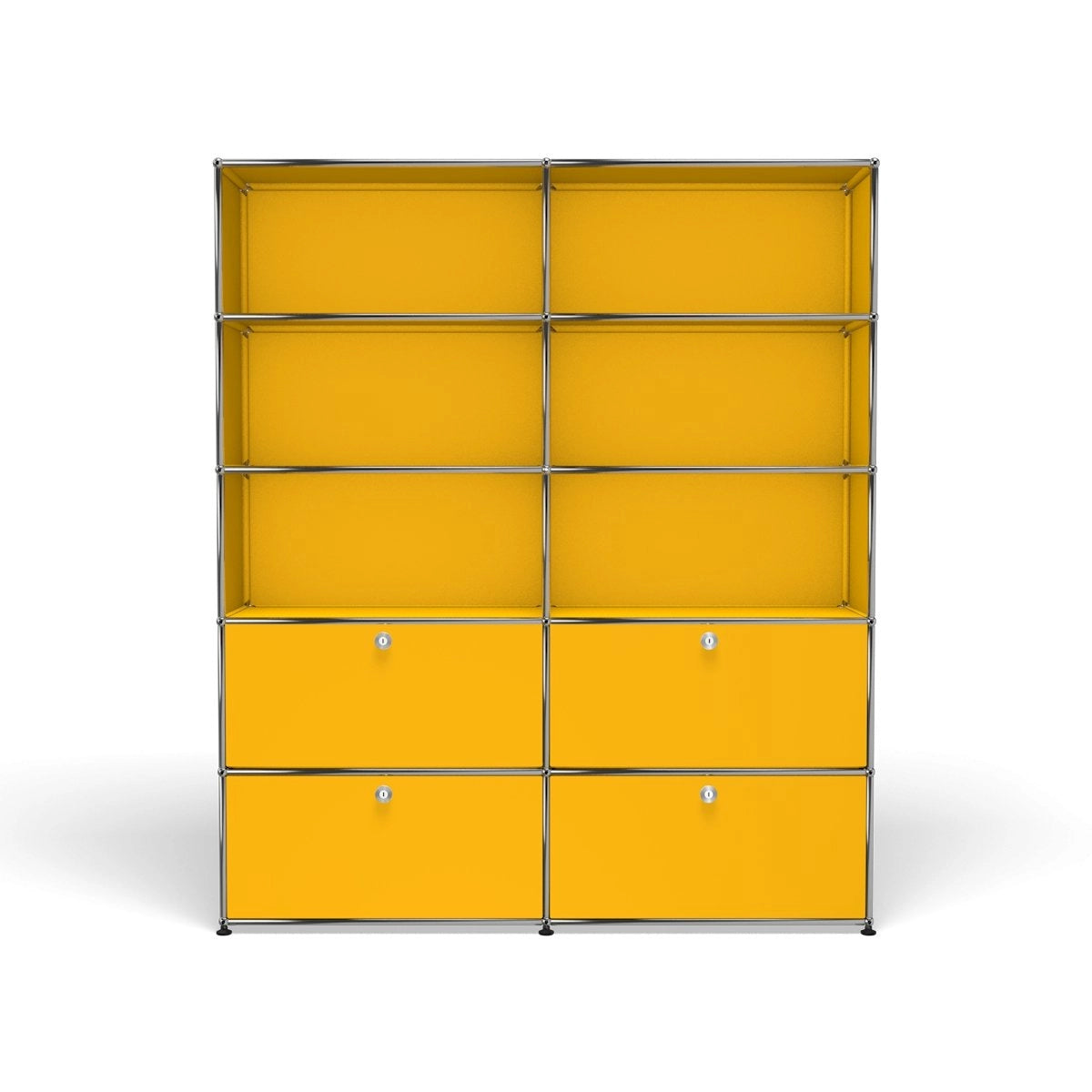 Modular Mixed Shelving 1524 in Golden Yellow