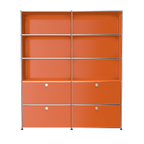 Modular Mixed Shelving 1524 in Pure Orange