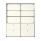 Modular Mixed Shelving 1524 in Pure White