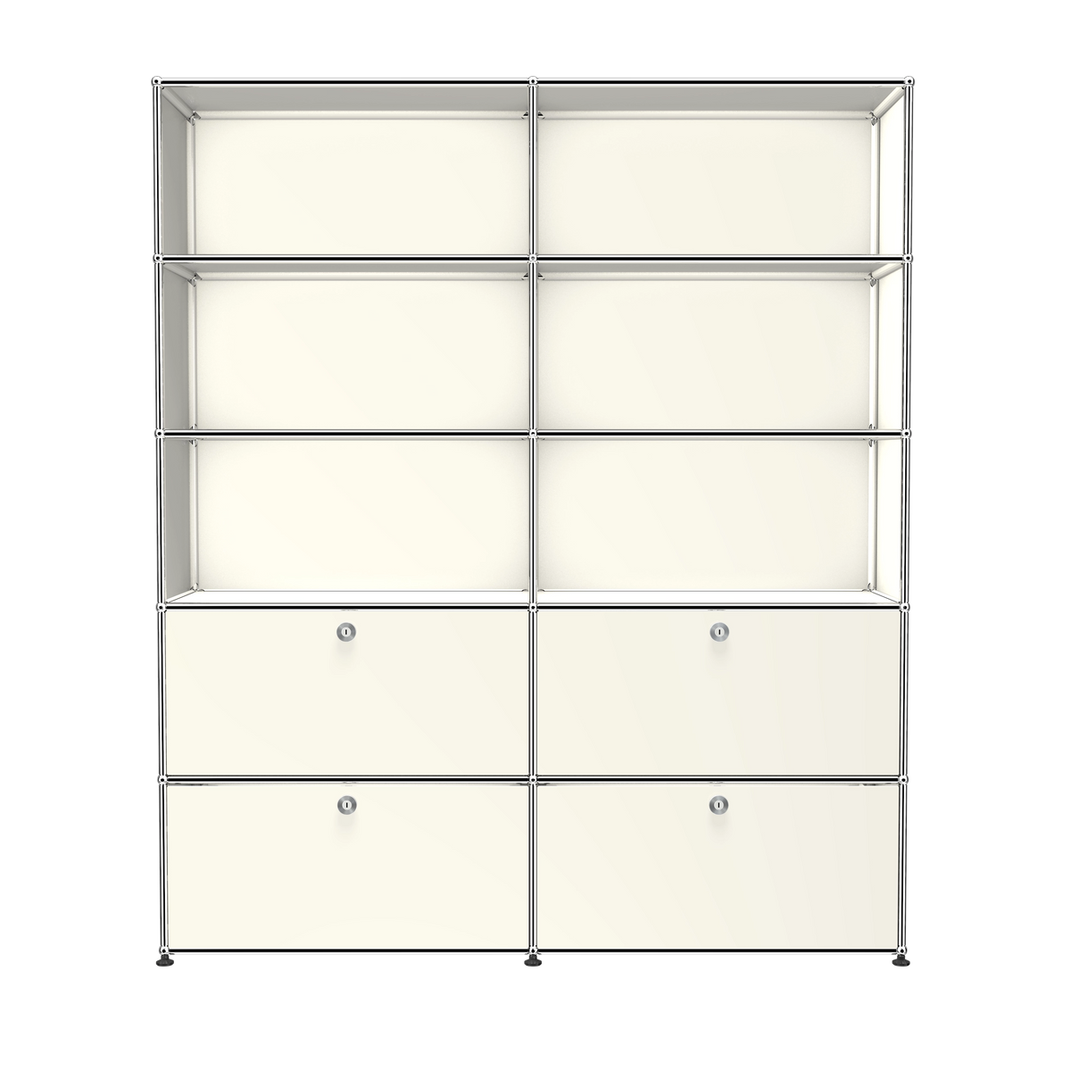 Modular Mixed Shelving 1524 in Pure White