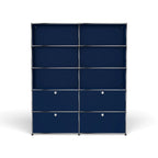 Modular Mixed Shelving 1524 in Steel Blue