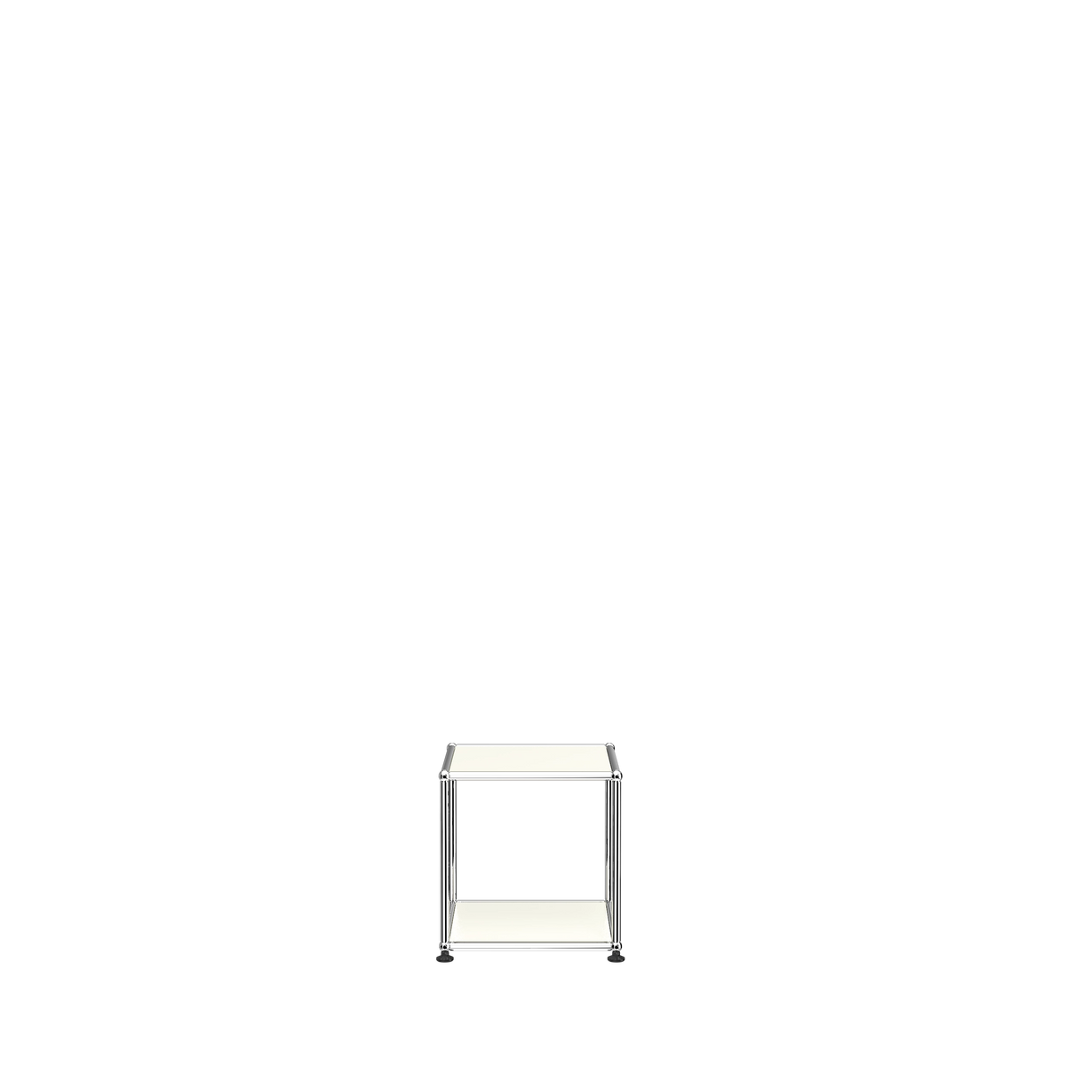 Modular Side Table 356 in Pure White