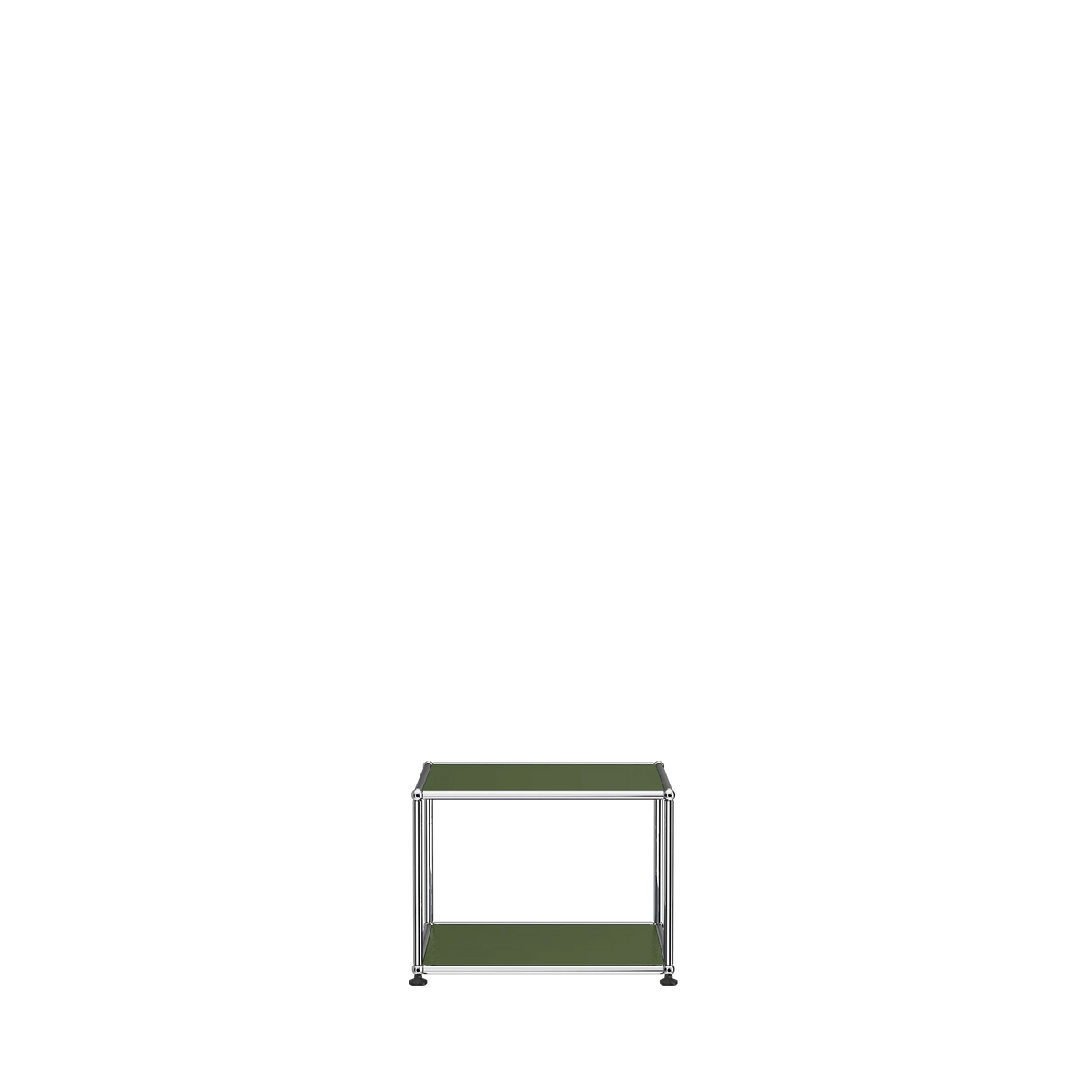 Modular Side Table 508 in Olive Green
