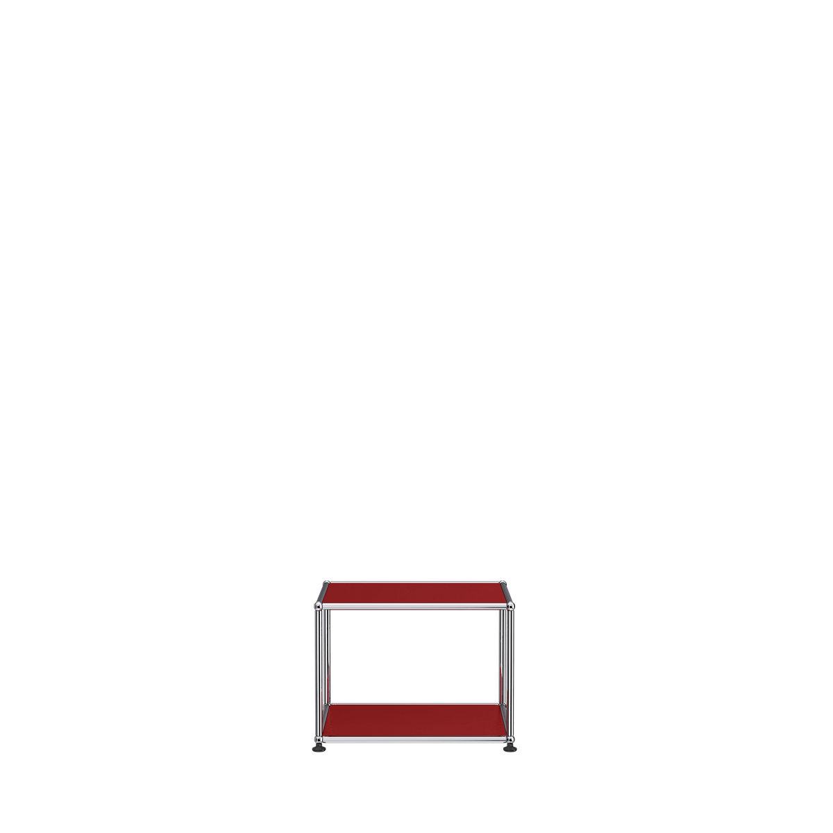 Modular Side Table 508 in Ruby Red