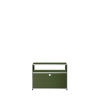 Modular Side Cabinet 787 in Olive Green