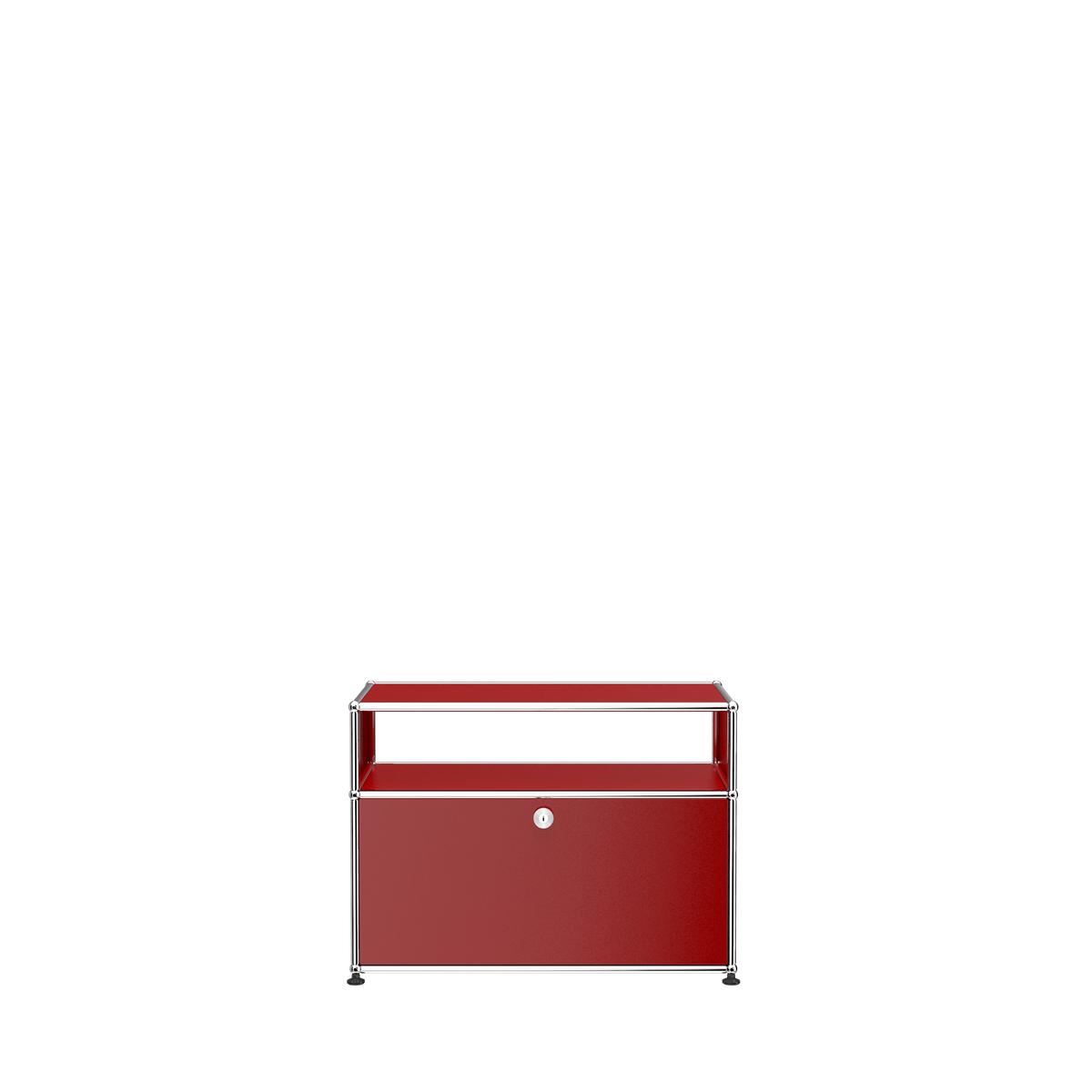 Modular Side Cabinet 787 in Ruby Red