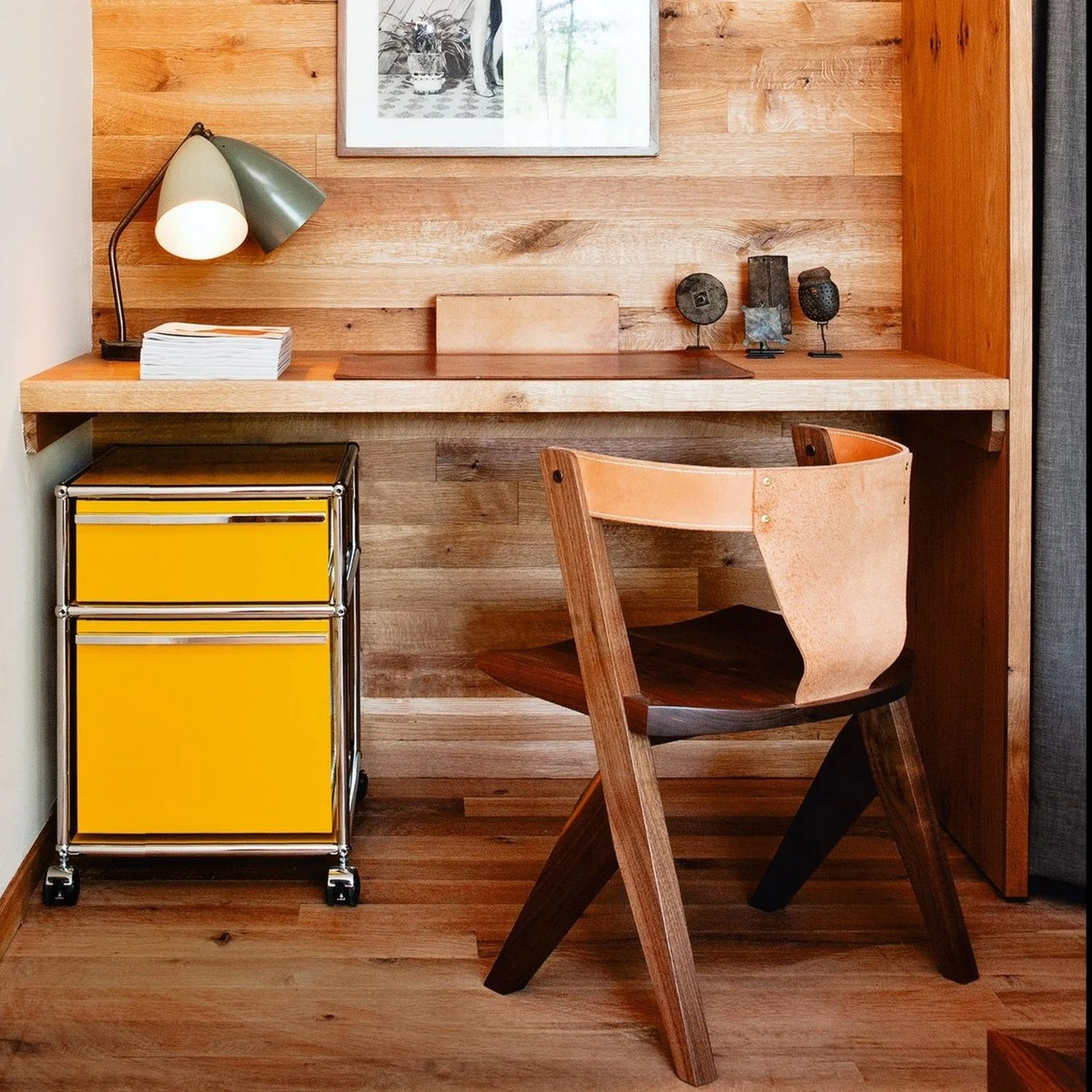 Modular Pedestal 432 Two Drawer modular cabinet in an interior setting