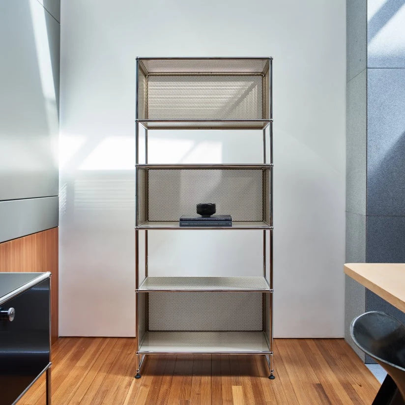 Modular Perforated Shelving 787 modular cabinet in an interior setting