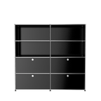 Modular Storage & Shelving 1524 in Graphite Black