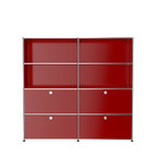 Modular Storage & Shelving 1524 in Ruby Red