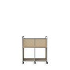 Modular Record Cart 724 in Beige