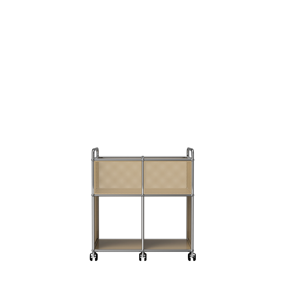 Modular Record Cart 724 in Beige