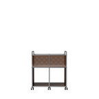 Modular Record Cart 724 in Brown