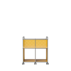 Modular Record Cart 724 in Golden Yellow