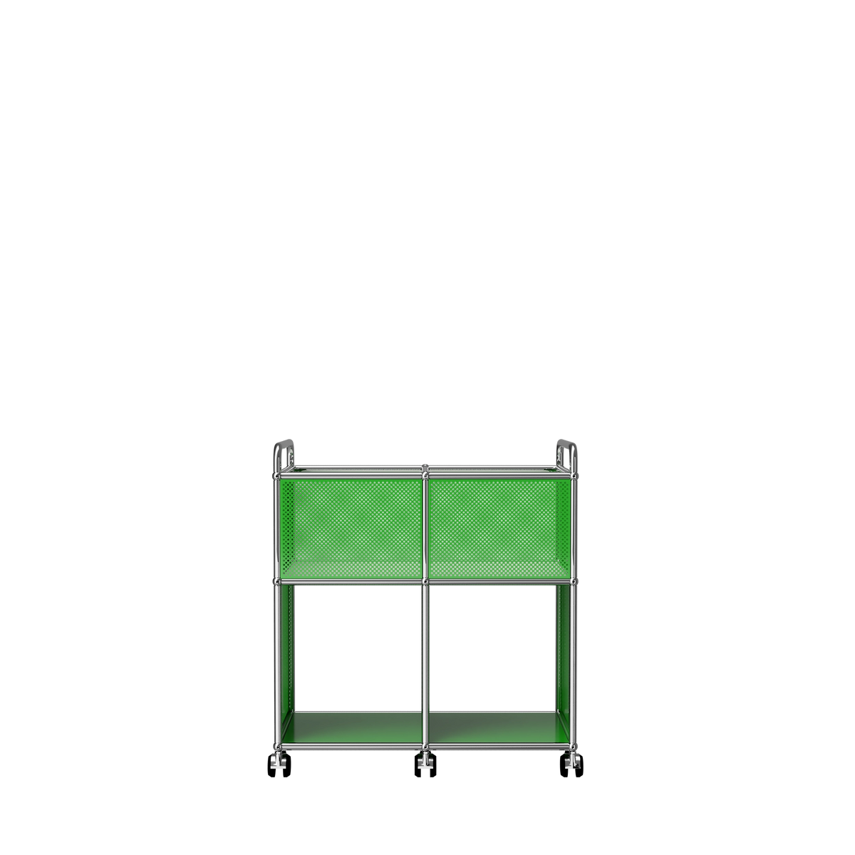 Modular Record Cart 724 in Green