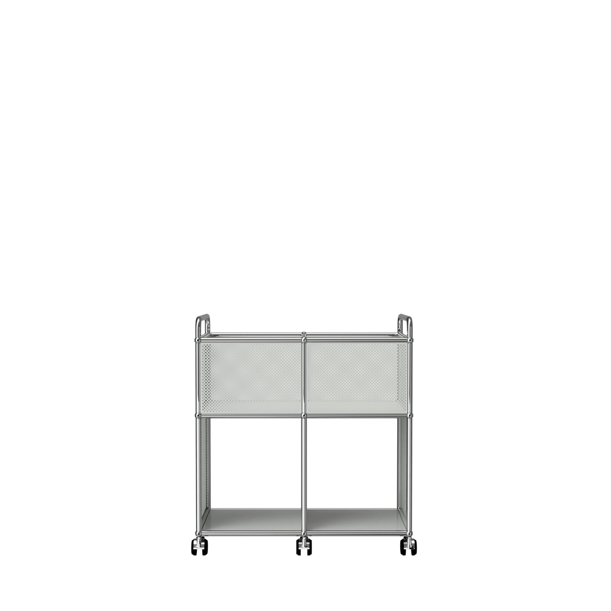 Modular Record Cart 724 in Light Grey