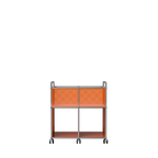 Modular Record Cart 724 in Pure Orange