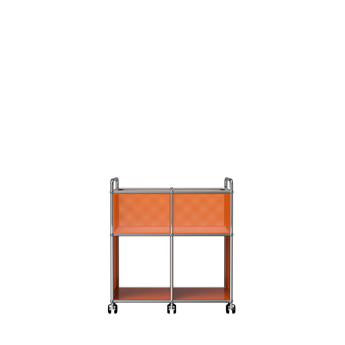 Modular Record Cart 724 in Pure Orange