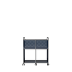 Modular Record Cart 724 in Steel Blue
