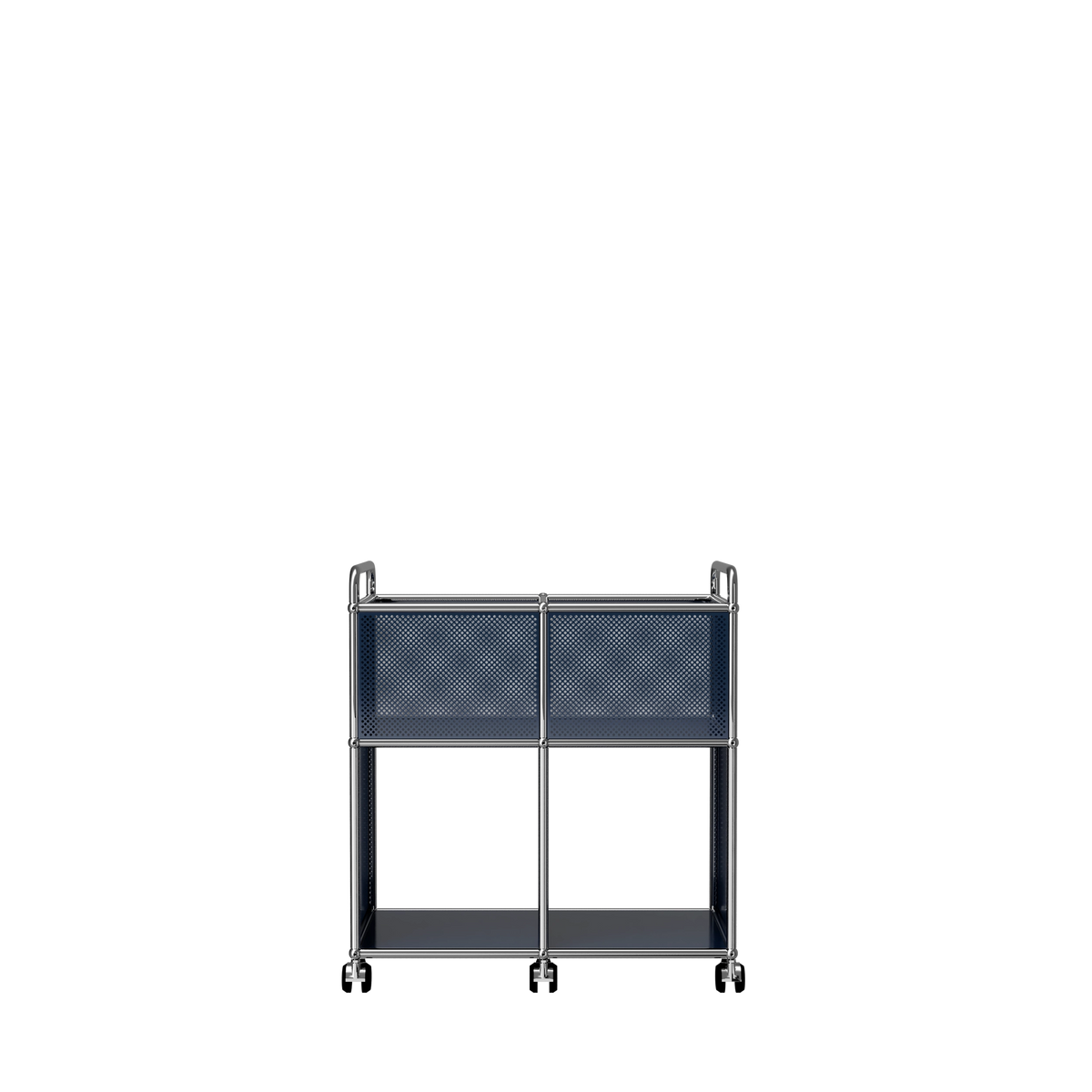 Modular Record Cart 724 in Steel Blue