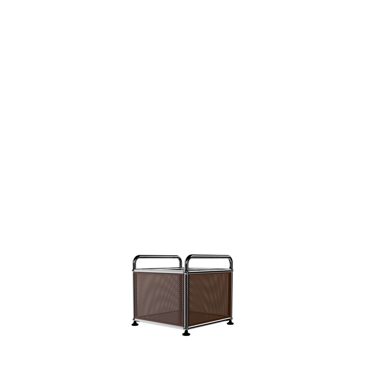 Modular Record Crate 381 in Brown