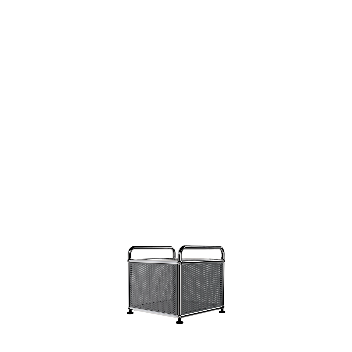 Modular Record Crate 381 in Mid Grey