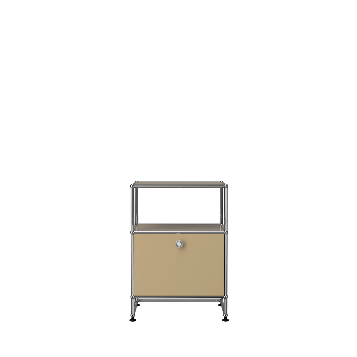 Modular Record Stand 521 in Beige
