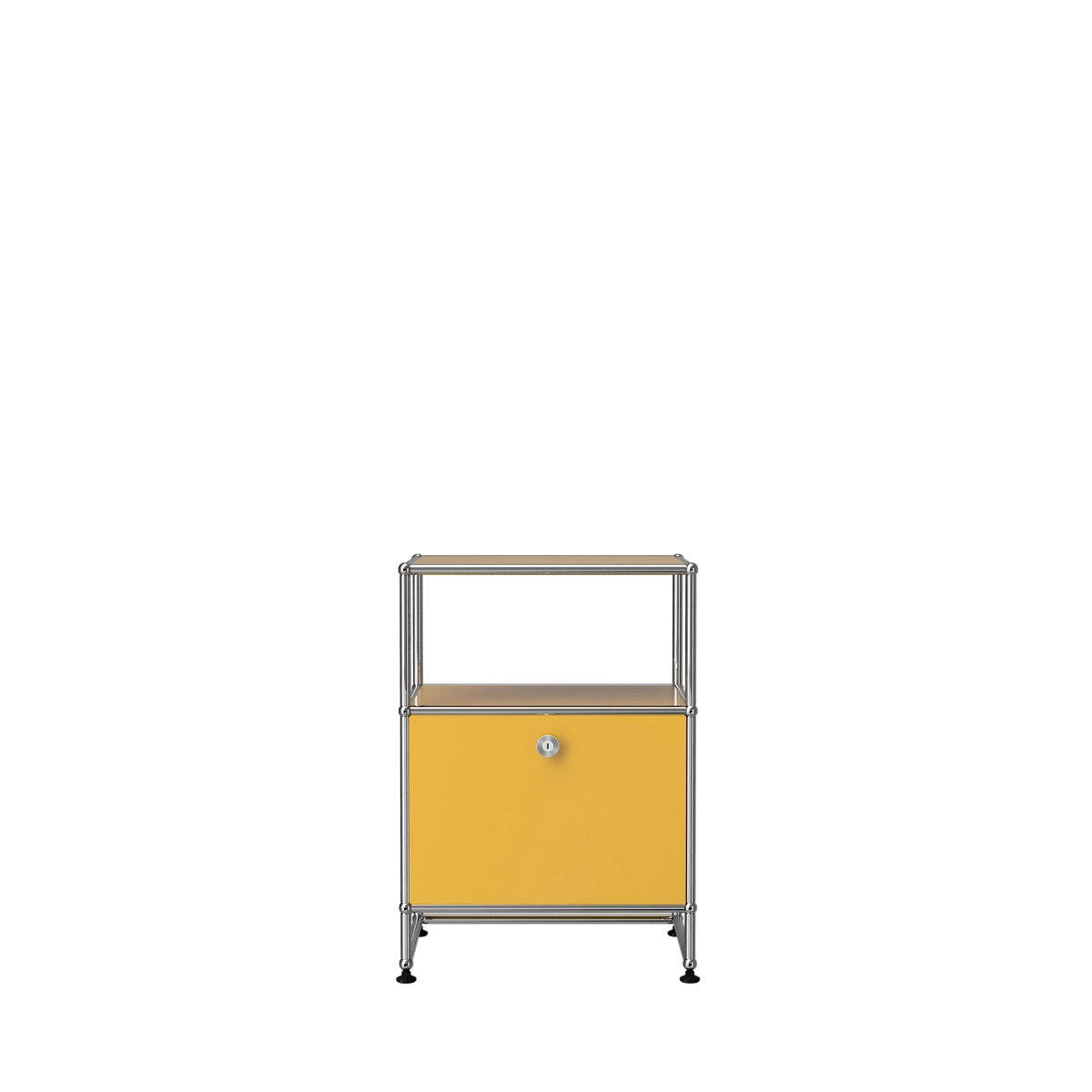 Modular Record Stand 521 in Golden Yellow