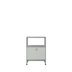 Modular Record Stand 521 in Light Grey