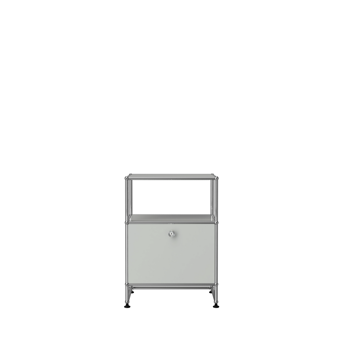 Modular Record Stand 521 in Light Grey