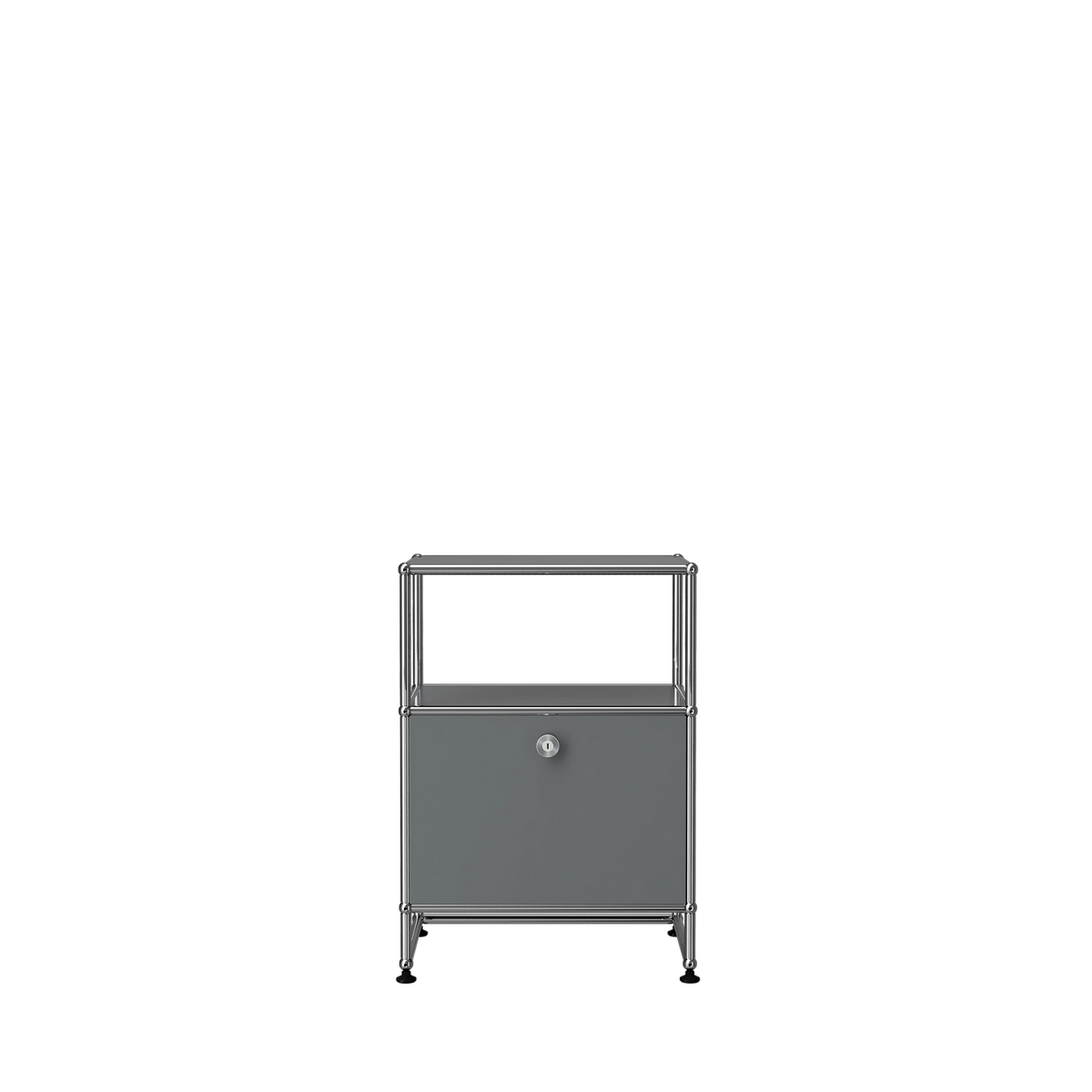 Modular Record Stand 521 in Mid Grey