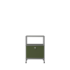 Modular Record Stand 521 in Olive Green