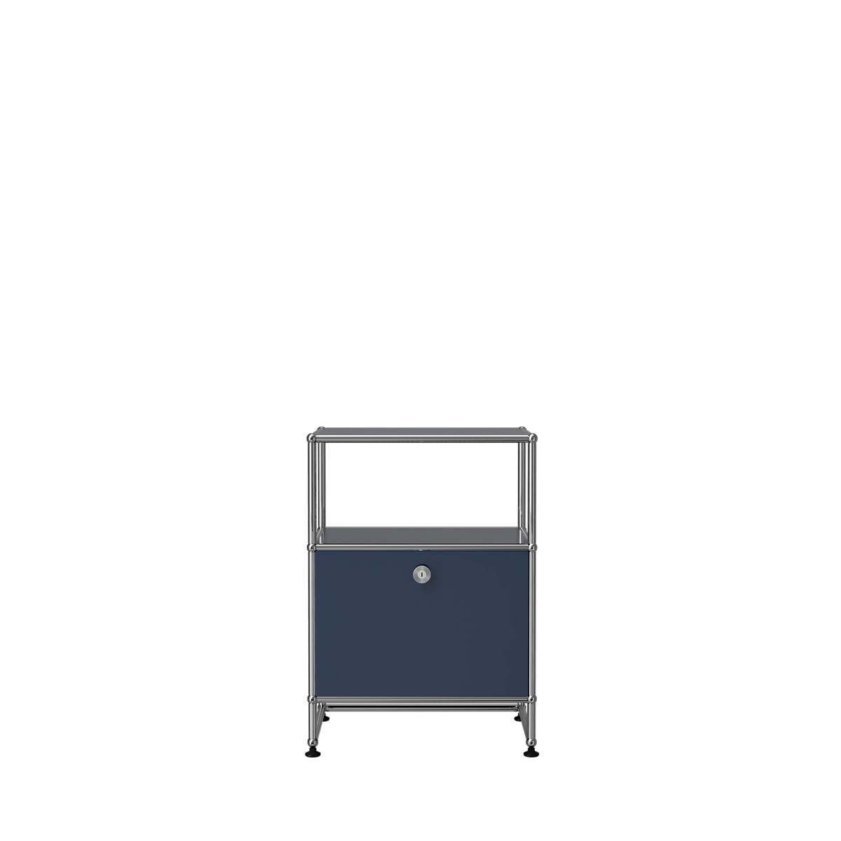 Modular Record Stand 521 in Steel Blue