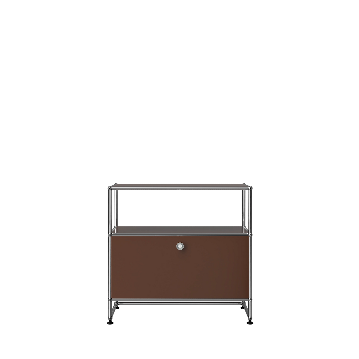 Modular Record Stand 775 in Brown