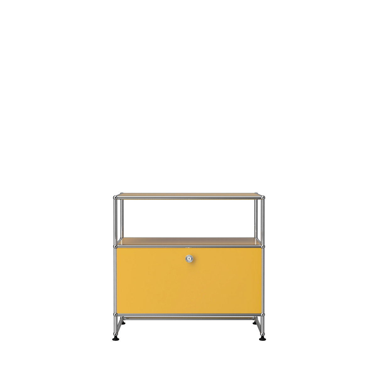 Modular Record Stand 775 in Golden Yellow