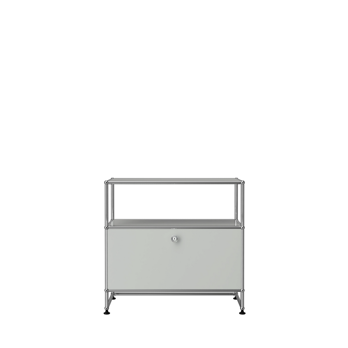 Modular Record Stand 775 in Light Grey