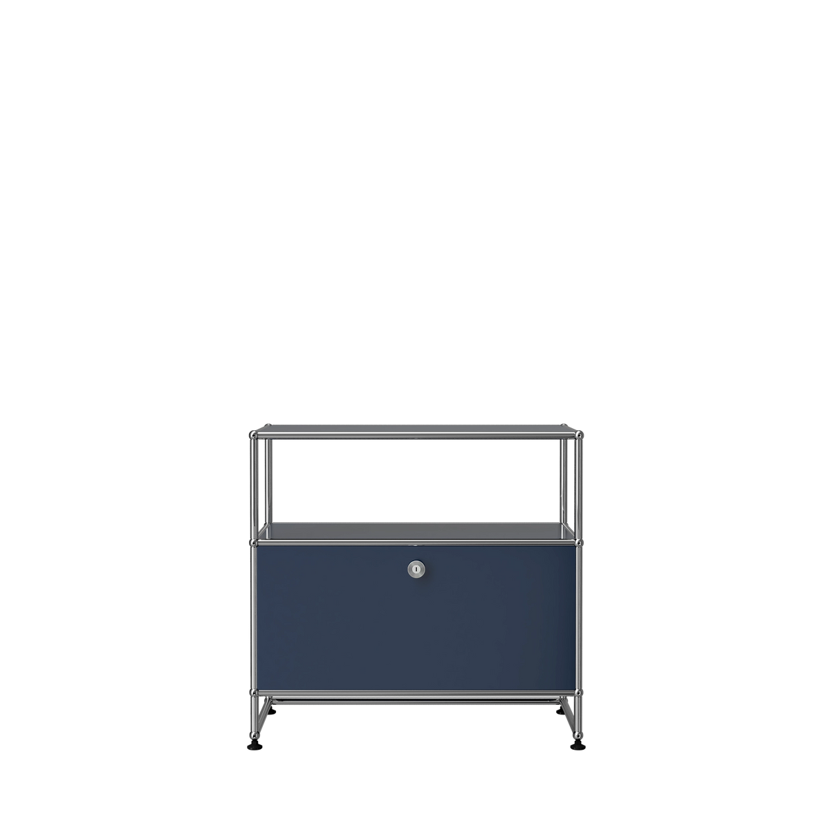 Modular Record Stand 775 in Steel Blue