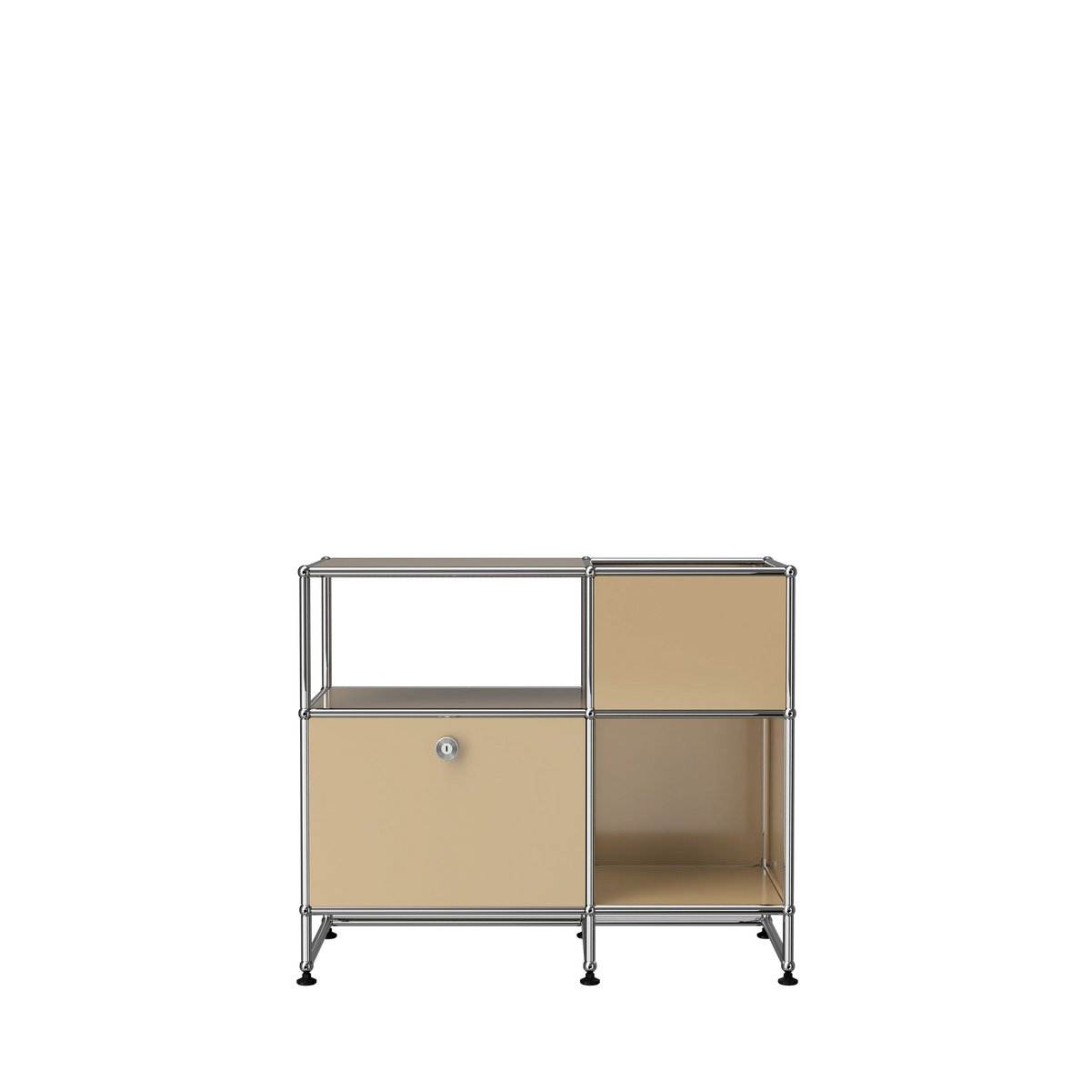 Modular Record Stand 889 in Beige