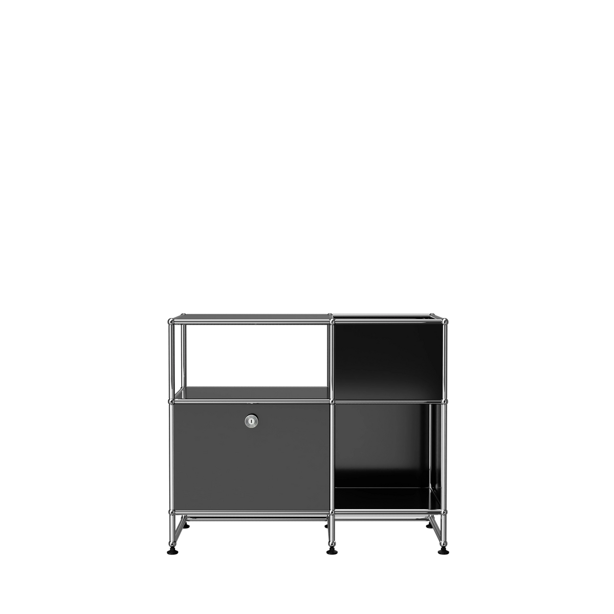 Modular Record Stand 889 in Graphite Black