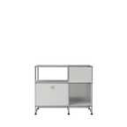 Modular Record Stand 889 in Light Grey
