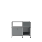 Modular Record Stand 889 in Mid Grey