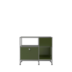 Modular Record Stand 889 in Olive Green